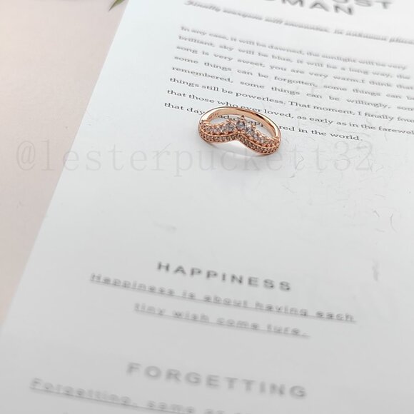 Pandora Princess Wishbone Ring - Picture 8 of 8